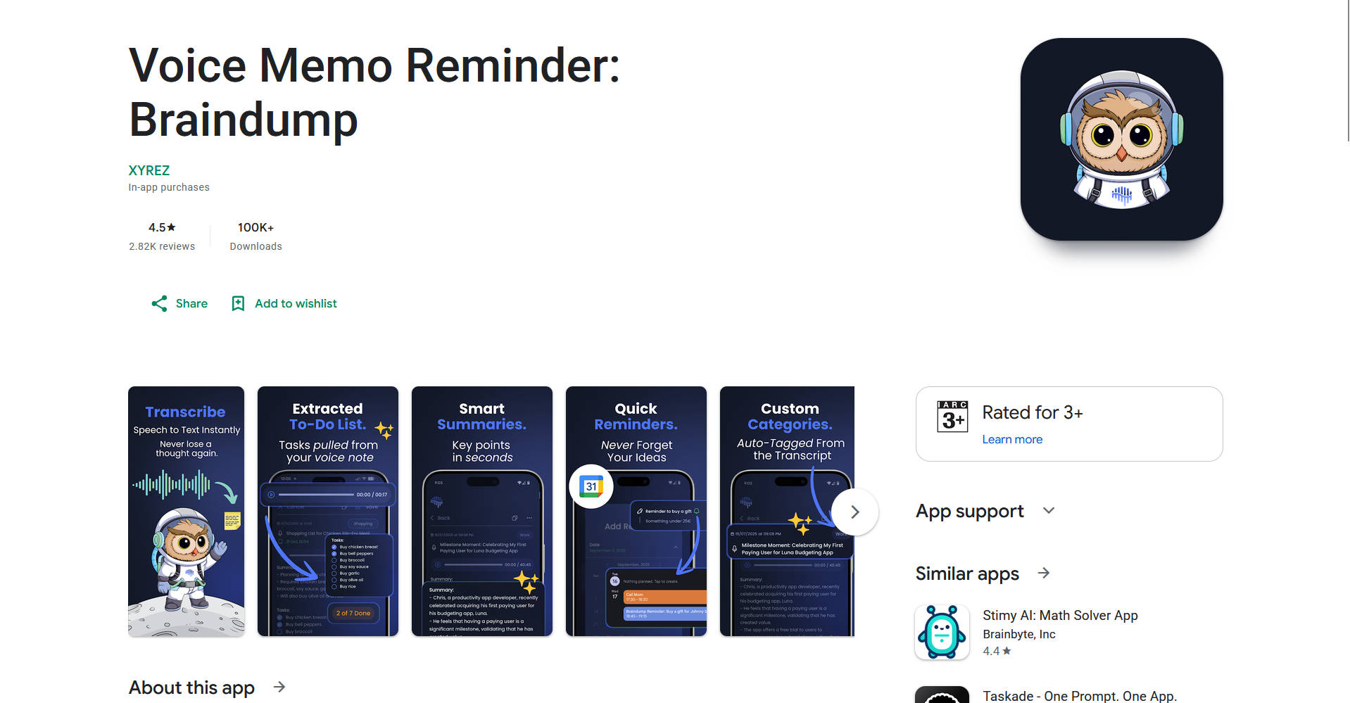 Successfully scaled to 100K users.